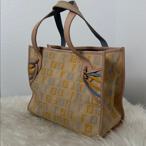 💯Authentic Fendi Tote Multi Color🍀 - Picture 6 of 17